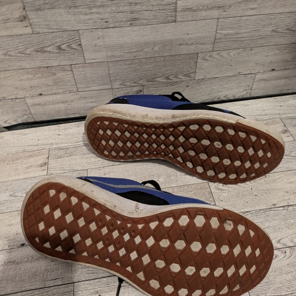 Vans Men's Black and Blue Athletic Sneakers Size 9.5 - Picture 6 of 7